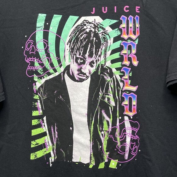Juice Wrld Pop Art Graphic Rap Tee XXL Black - Picture 2 of 5